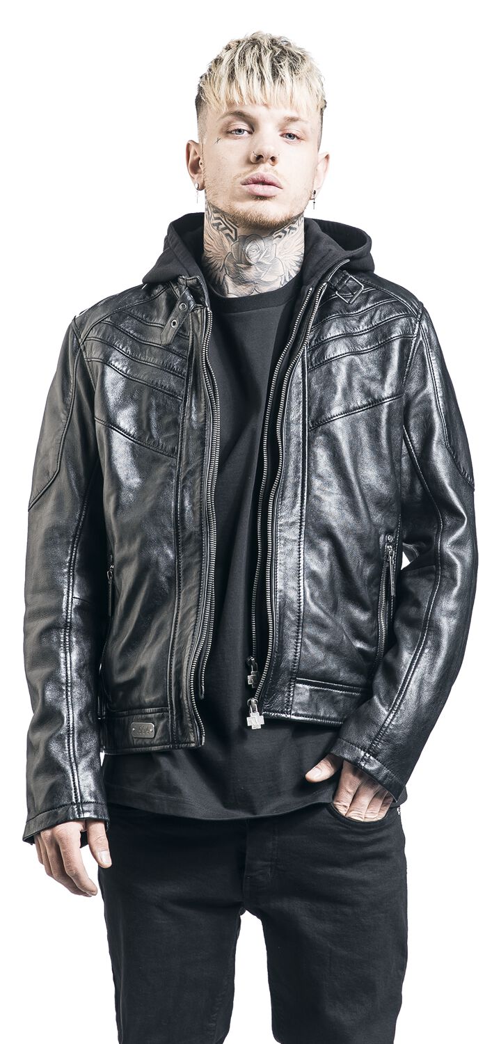 Logo | Rammstein Veste en cuir