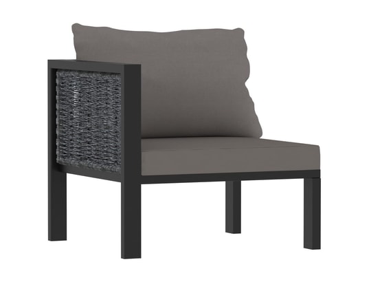 LES TENDANCES - Salon extérieur Salon de jardin-gris-7 places-72x68x64-250945