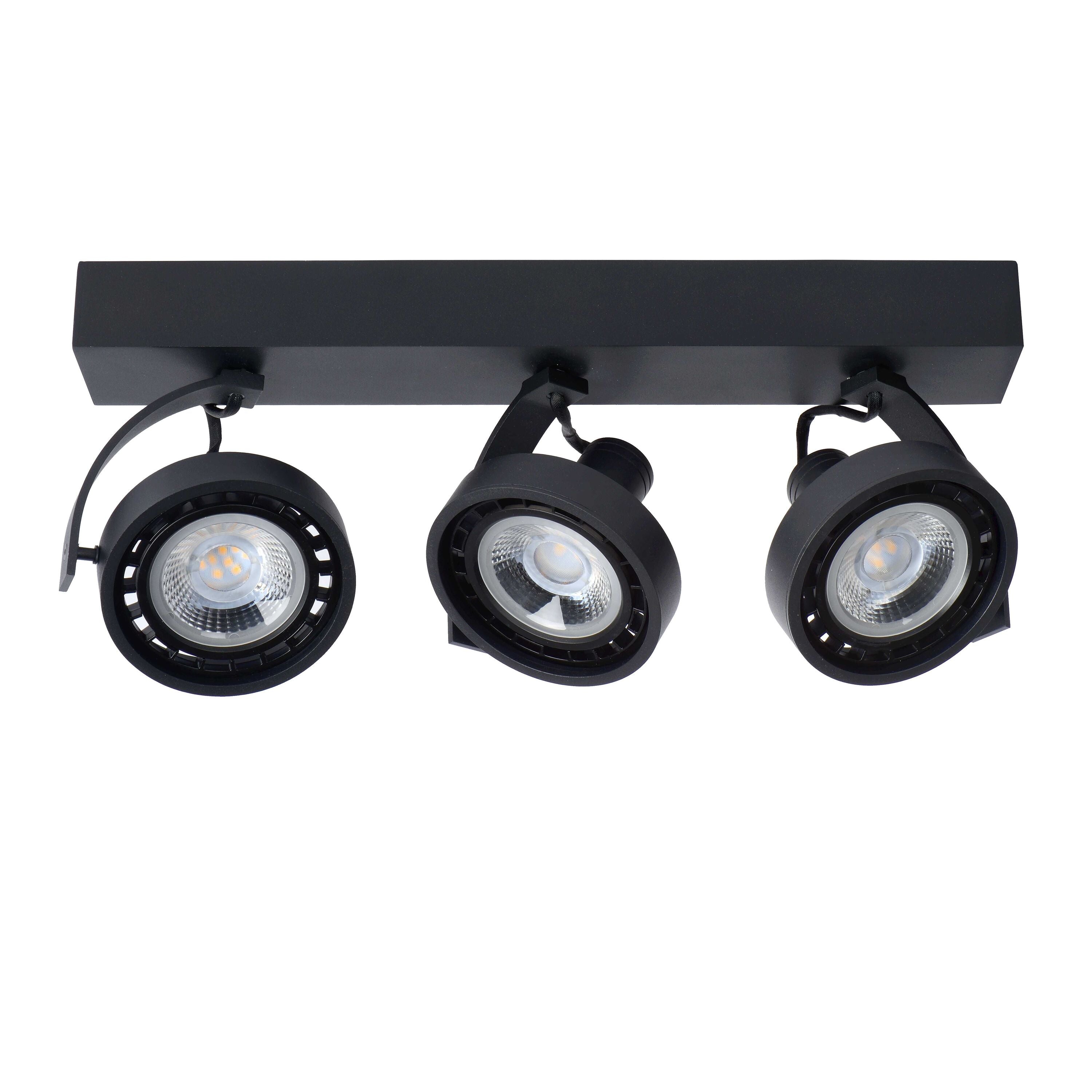 Dorian 3 spot LED dim to warm zwart