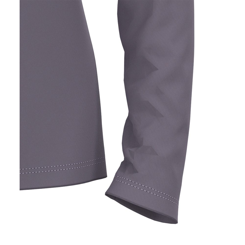 Odlo Essential Light 1/2 Zip Midlayer Damen gray ridge