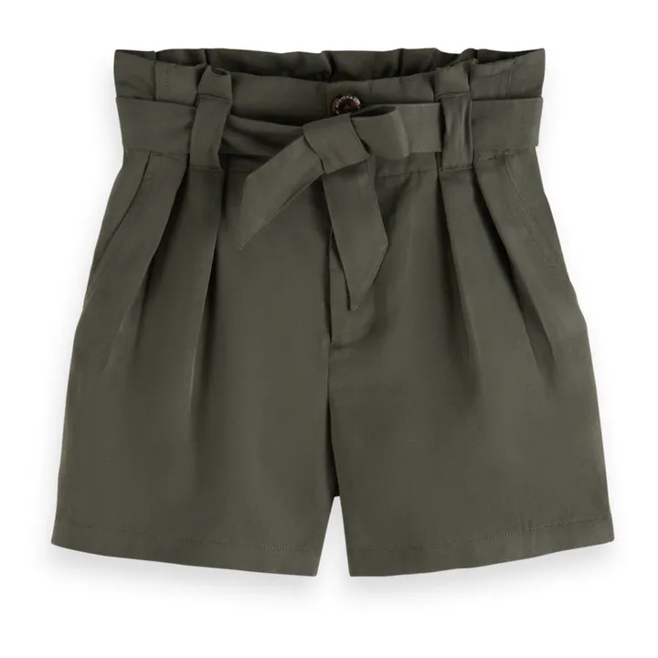 Scotch & Soda Short Paper Bag | Vert kaki