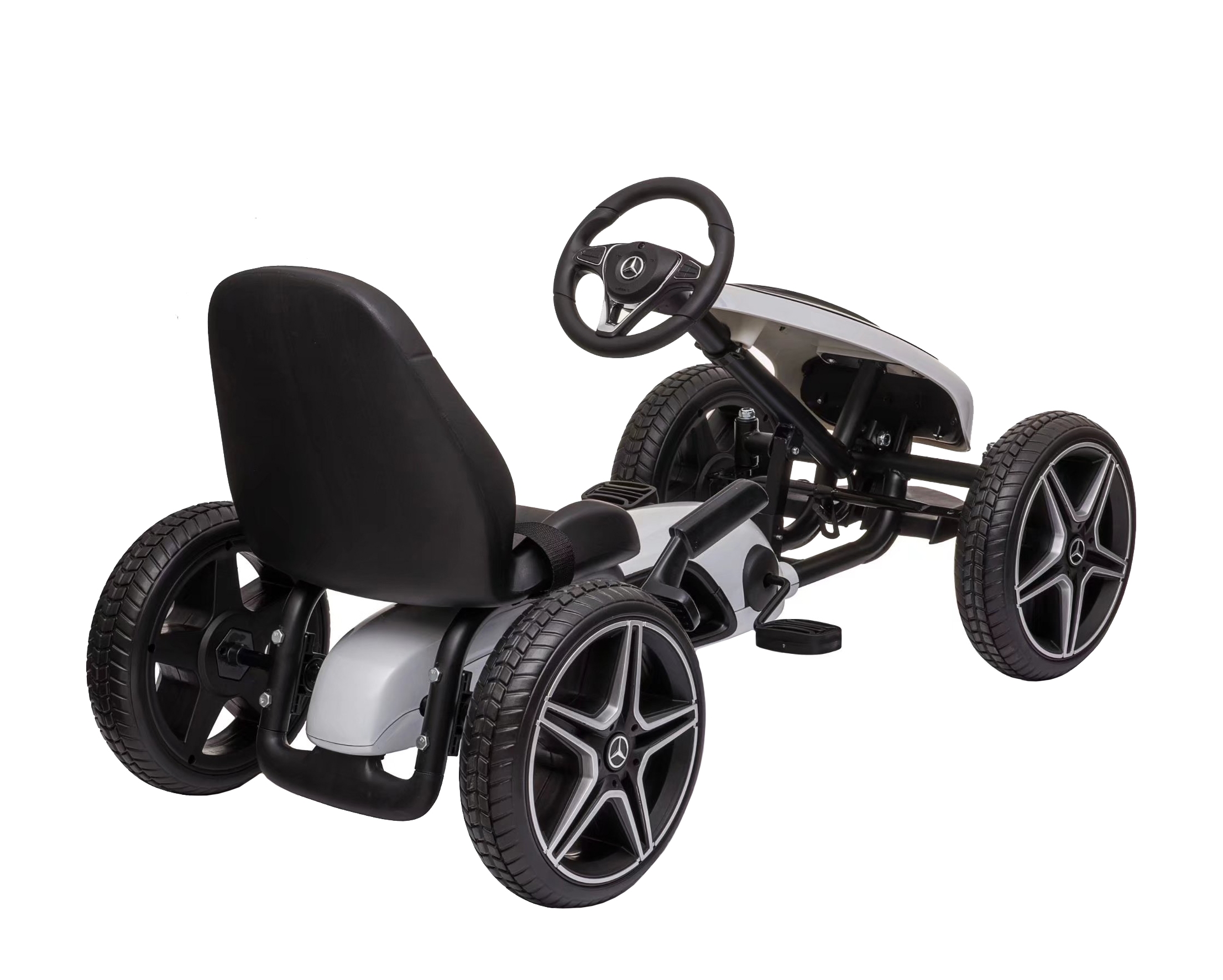 Go Kart Kinder Mercedes weiss
