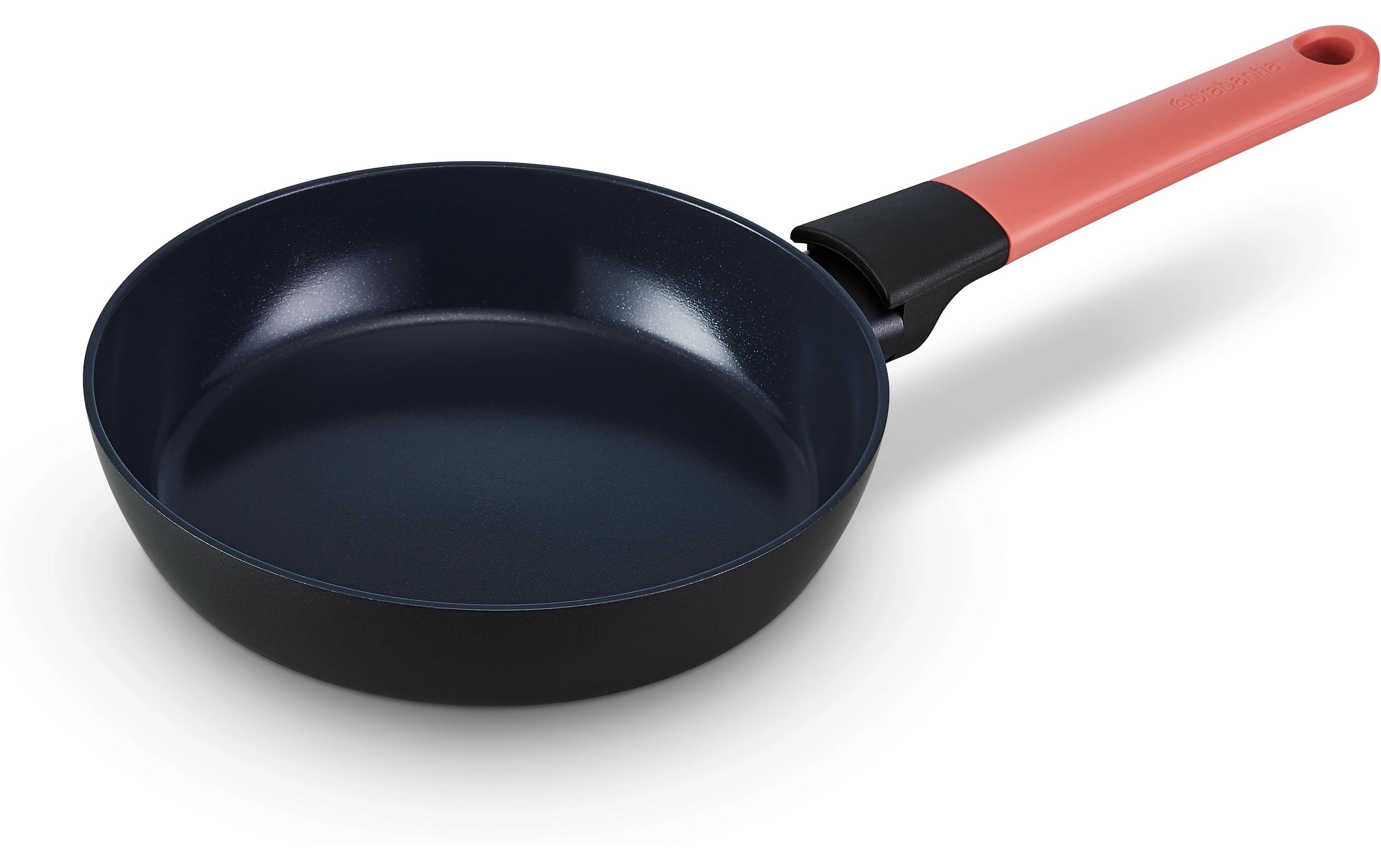 Bratpfanne Tasty+ 20 cm, Schwarz/Terracotta PinkPfanne zum Braten mit Antihaftbeschichtung