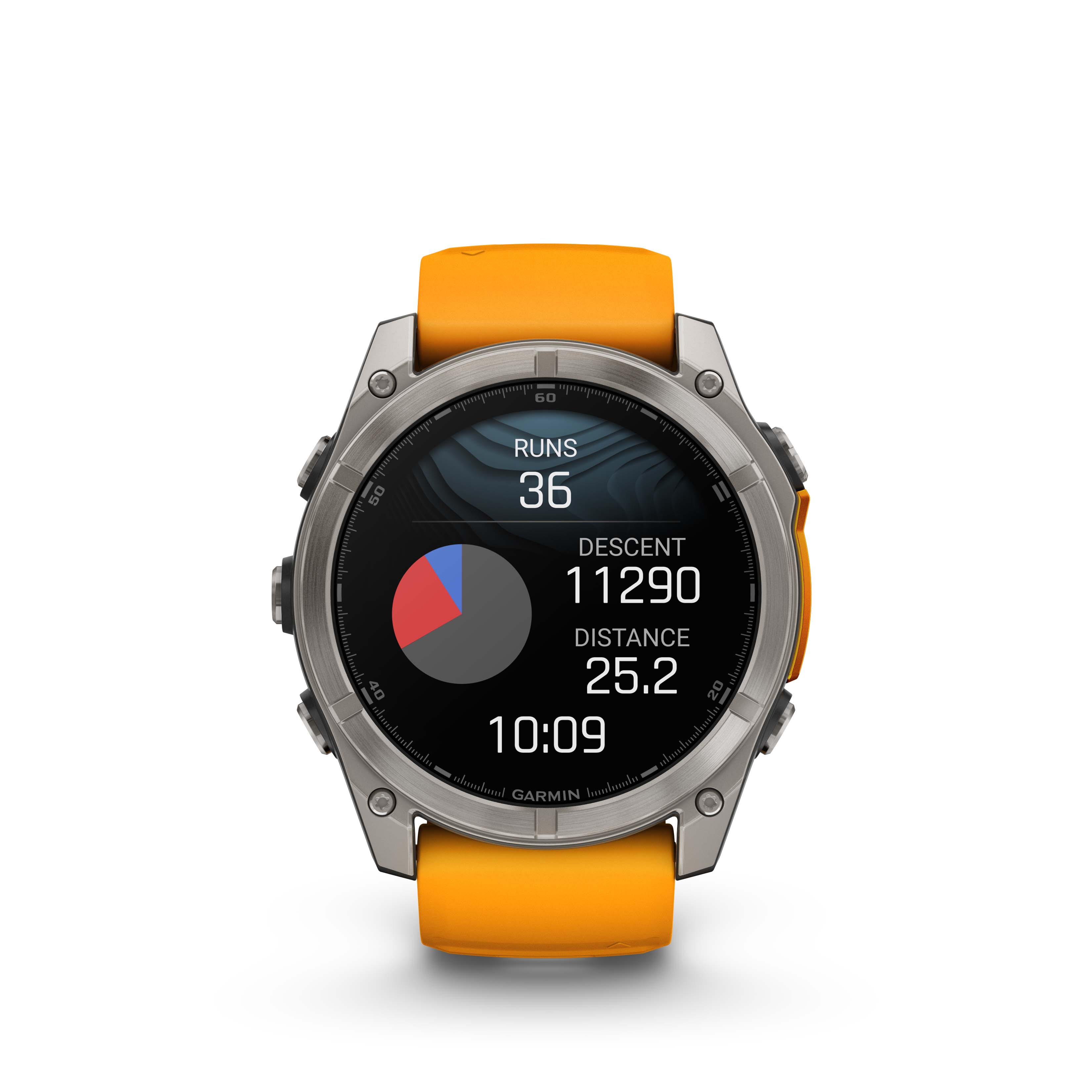 Garmin Fenix 8 51mm Amoled Sapphire Titan/Orange