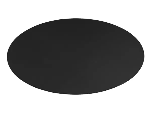 DELTACO DFP410 - Stolemåtte for gaming - rund - 110 cm - sort