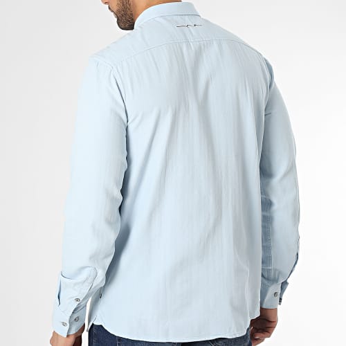 Chemise Manches Longues Dariel 10716298D Bleu Clair