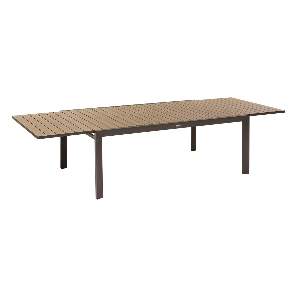 TABLE EVASION ALUMINIUM IMPRIME HONEY PRALINE 14 PLACES
