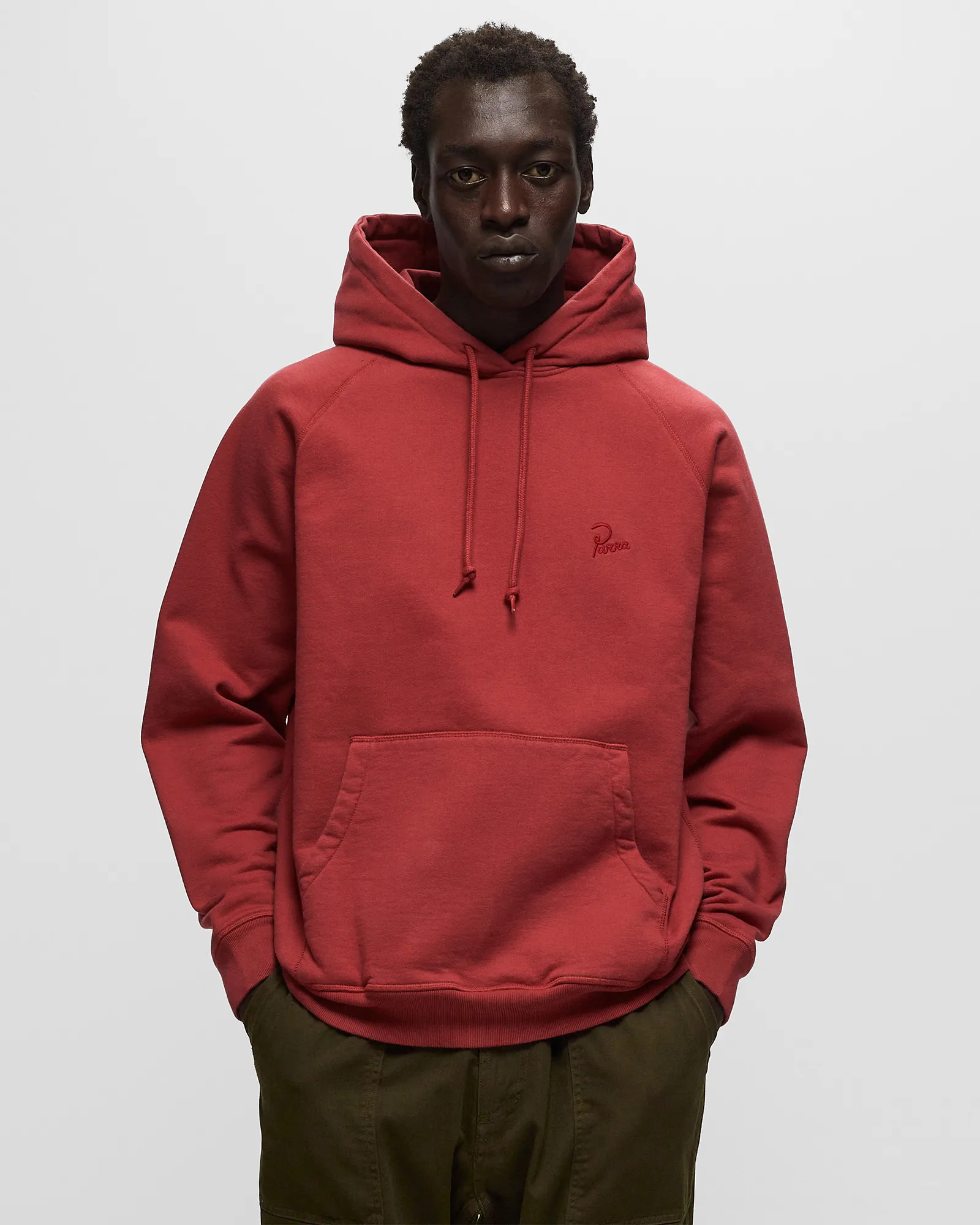 By Parra Script Logo Hooded Sweatshirt