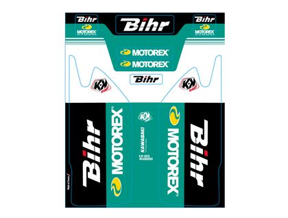 Kit déco Kutvek de fourche Bihr/Motorex