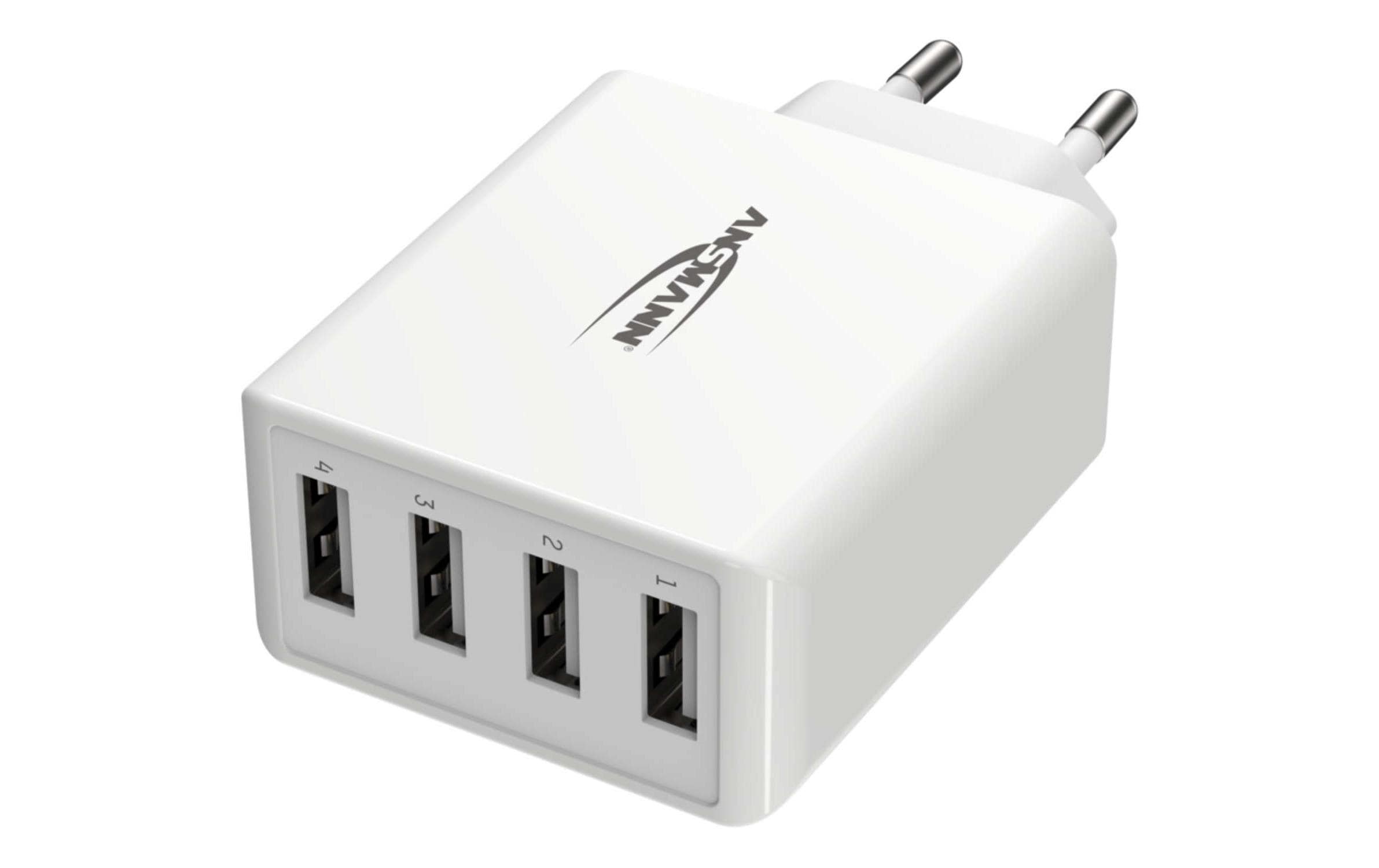 USB-Wandladegerät Home Charger HC430, 4x USB, 30 W, WeissLeistungsstarker Indoor USB-Ladeadapter