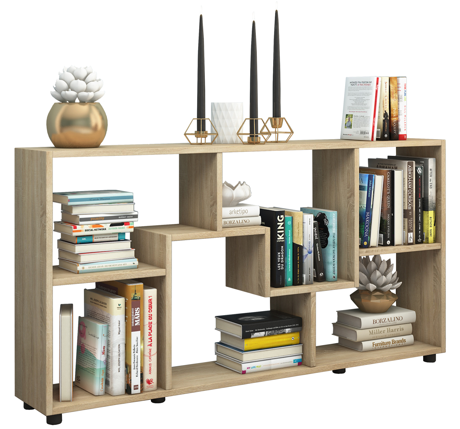 Regal PINTAL - Sonoma Eiche - 117 cm