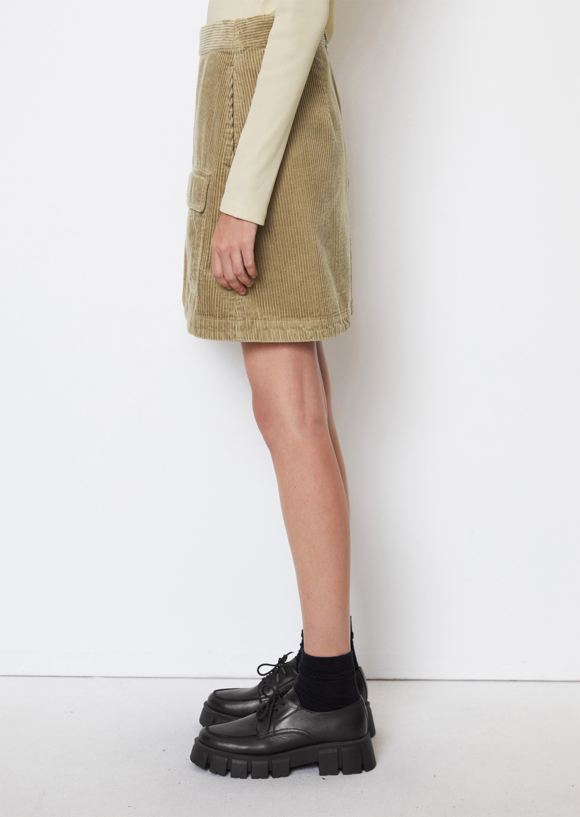 Cord-Minirock aus Organic Cotton
