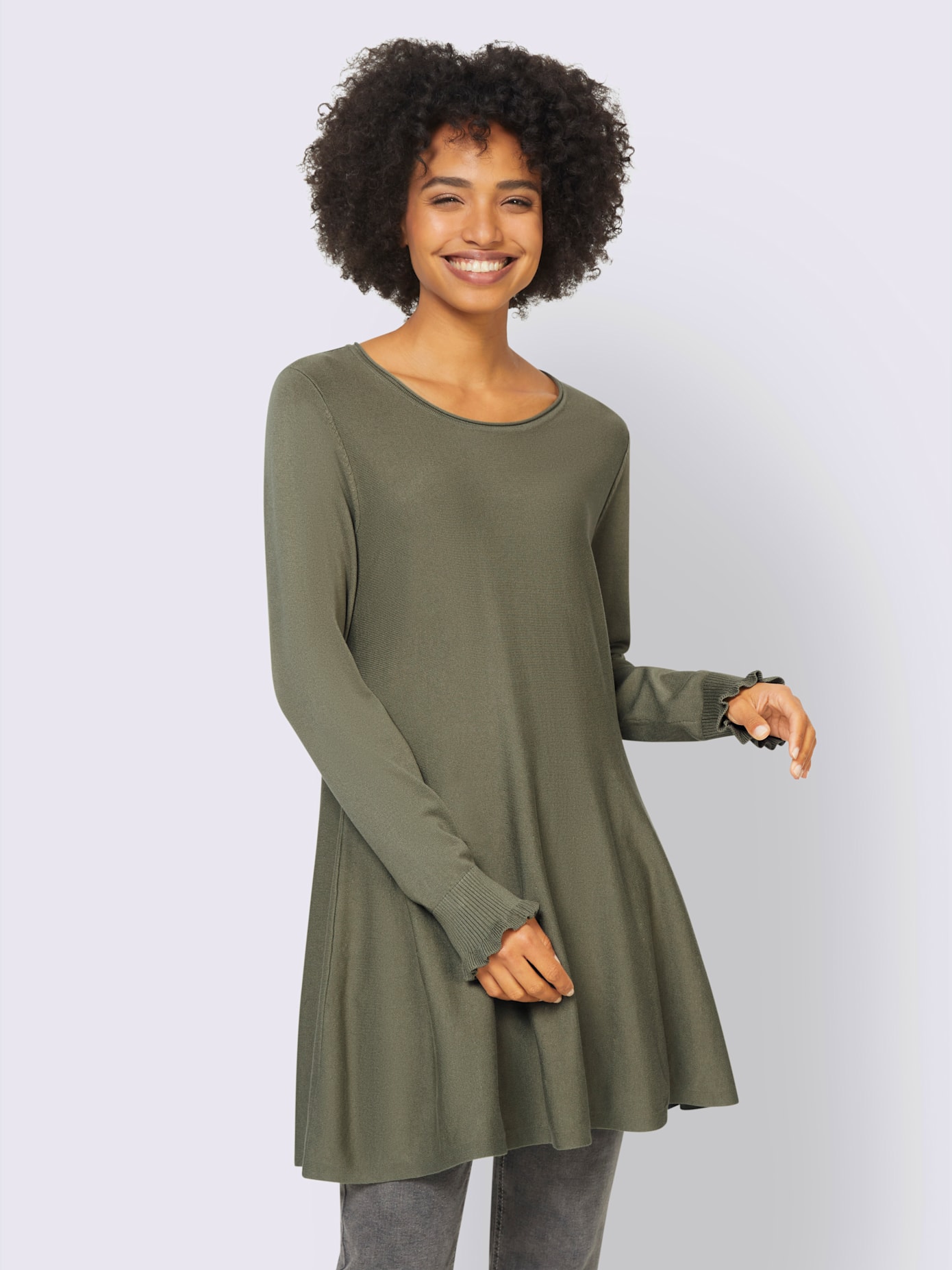 Pull légèrement évasé