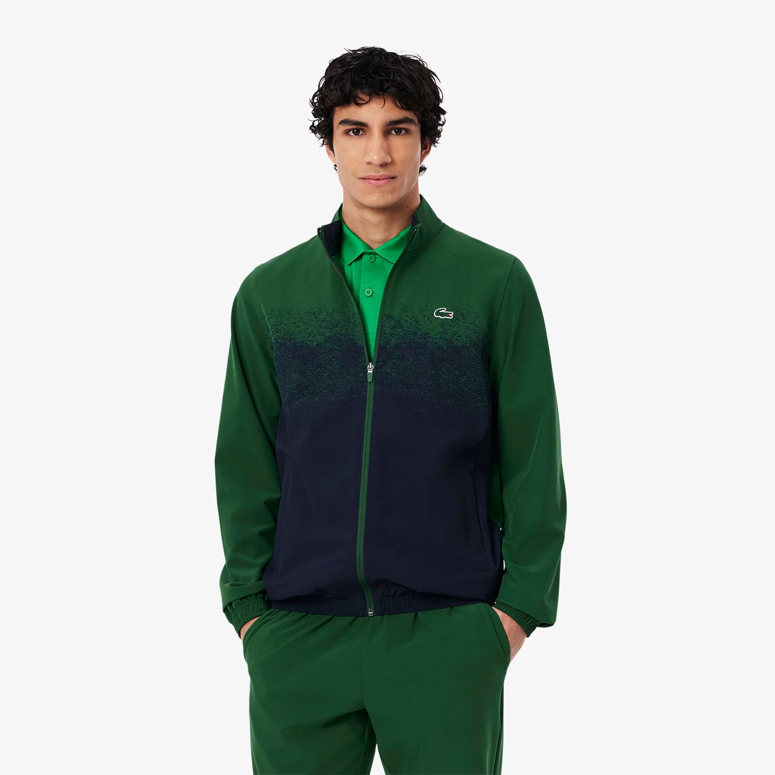 Lacoste Djokovic Survêtement Hommes - Vert Foncé , Bleu Foncé