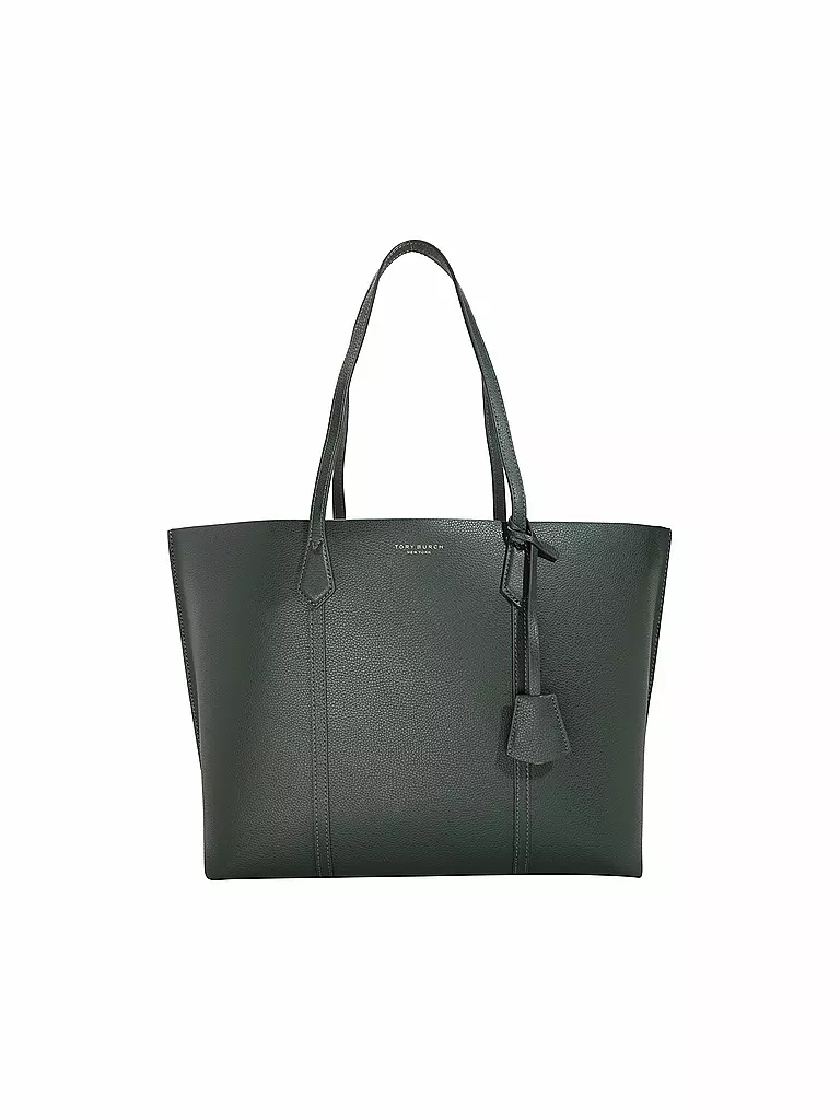 TORY BURCH Ledertasche - Shopper PERRY olive