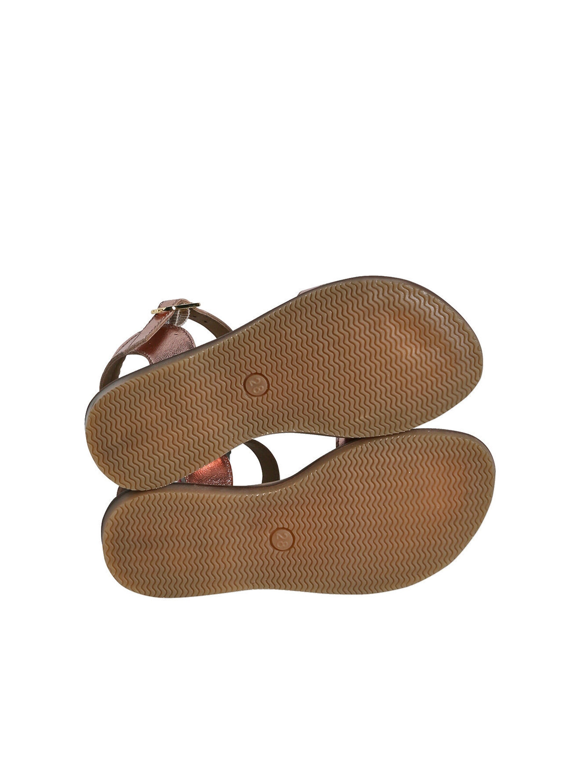 Vertbaudet Kinder Sandalen mit Anziehtrick ocker
