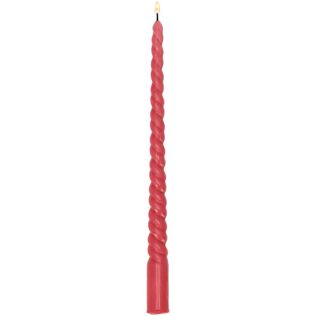 Blokker Dinerkaars Swirl - 2 stuks - 29 cm - Roze