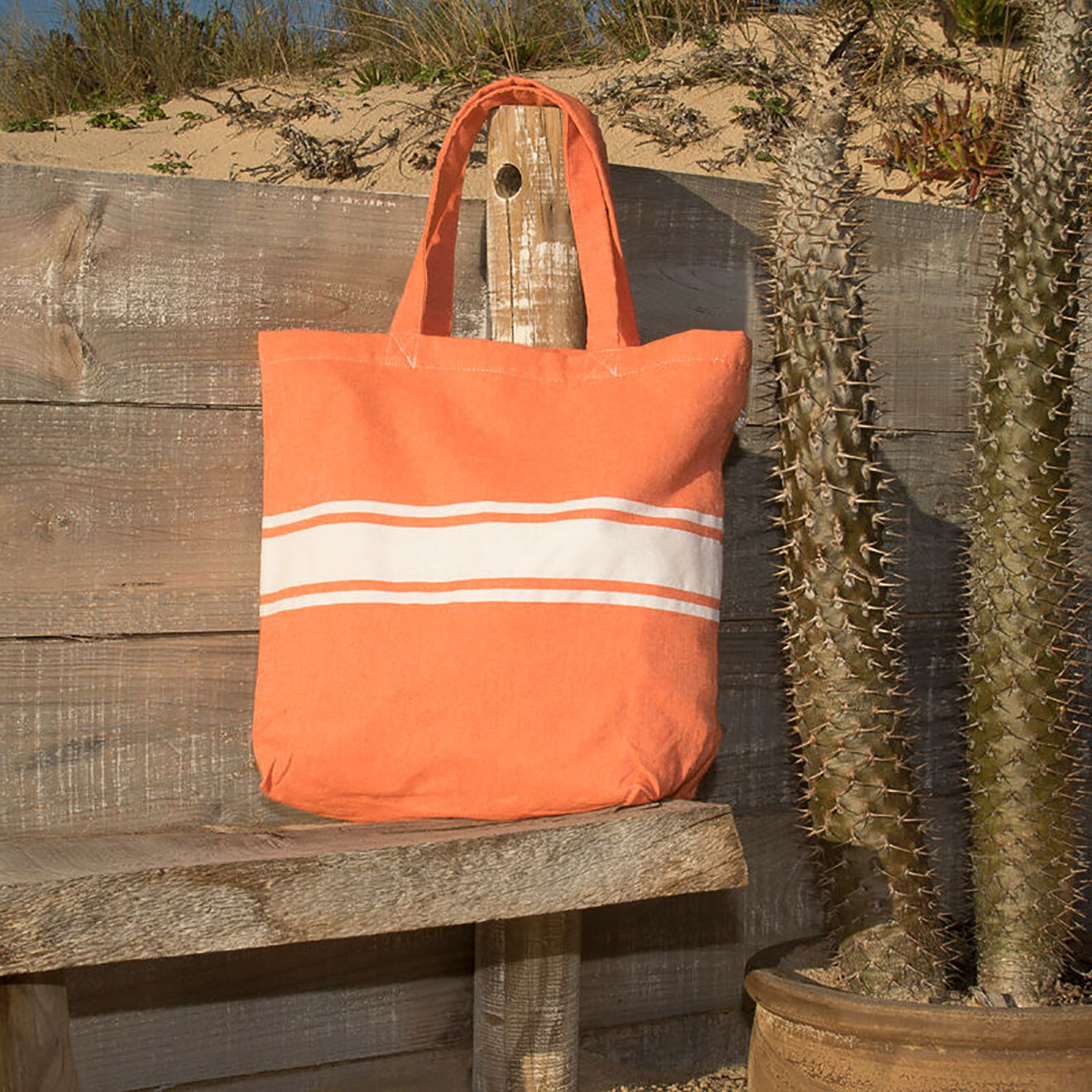 Febronie Sac St Tropez orange - 45x42 cm