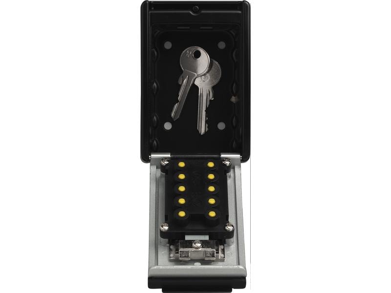 Abus Schlüsselschrank 767 B Wandmontage KeyGarage Schwarz Schlüsselkasten mit Zahlencode