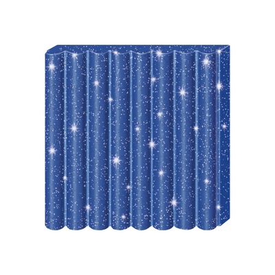 Pâte Fimo Effect - Bleu Pailleté - 57G