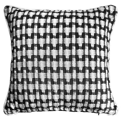 Plaid et jetés bicolores tissés jacquard