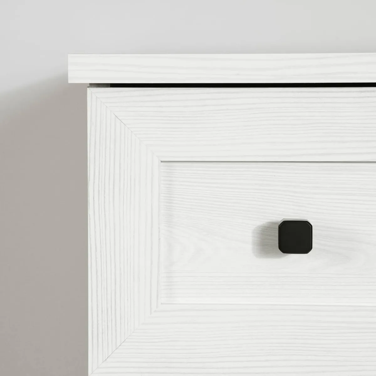 South Shore Commode 4 Tiroirs - Hazen Pin blanc