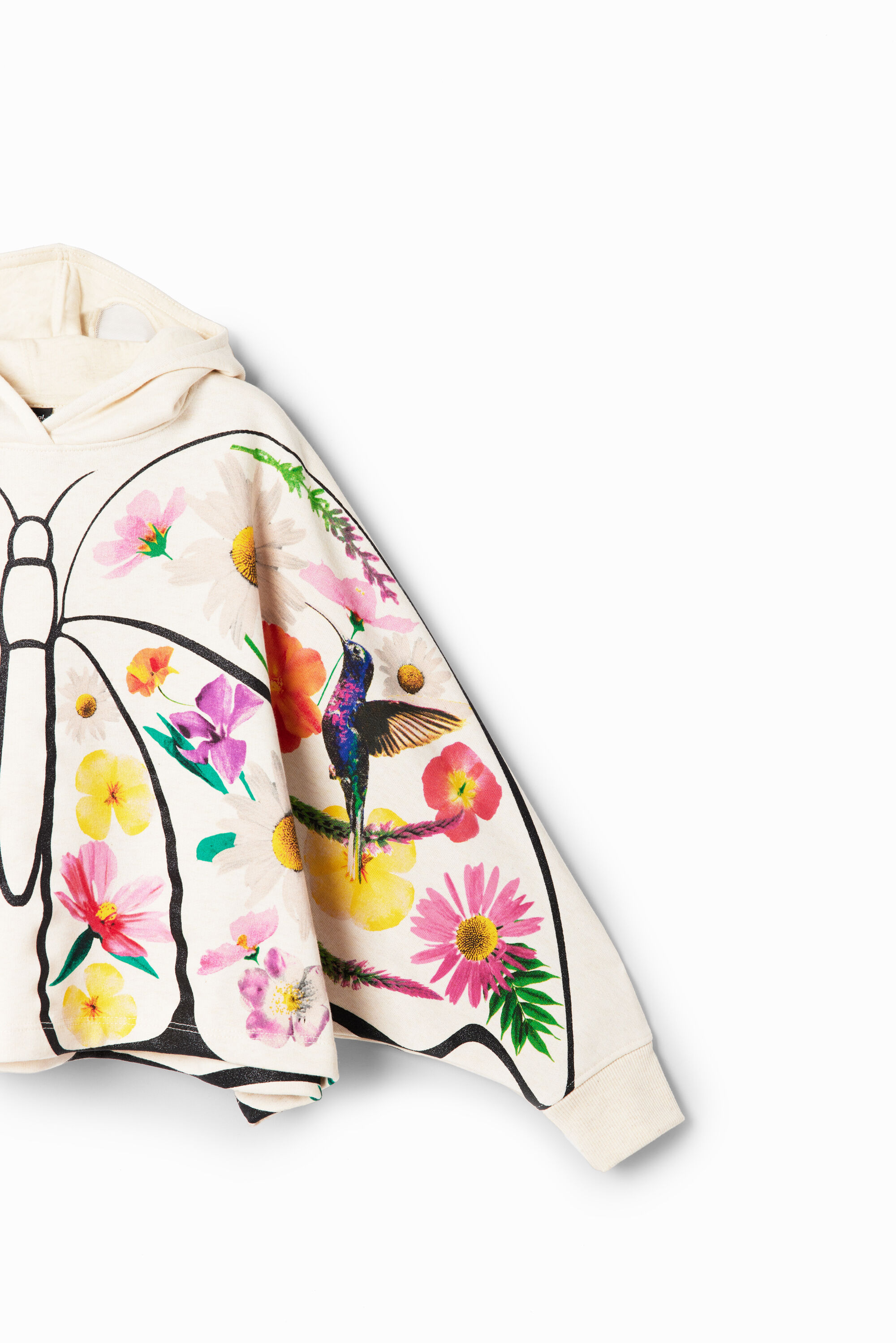 Sweat-shirt oversize papillon