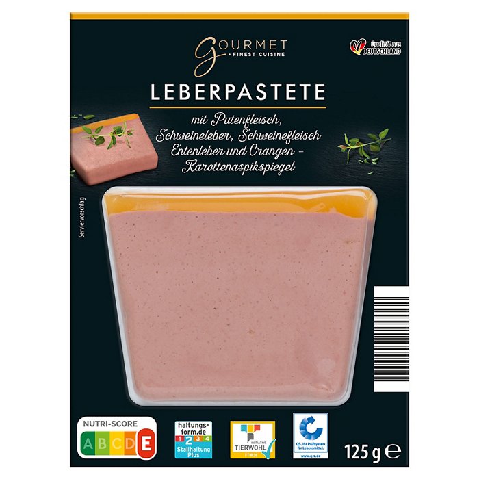 GOURMET FINEST CUISINE Leberpasteten 125 g, Ente