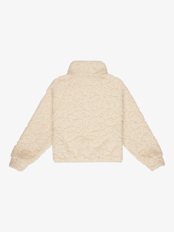 Blurry Cloud Polaire zippée Beige Fille 4-16