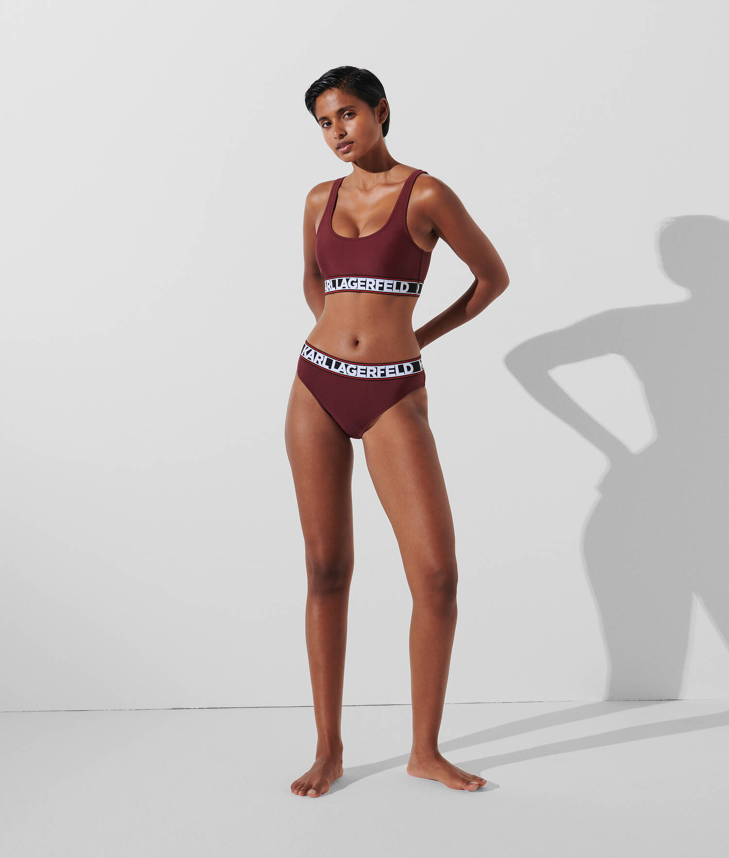 BAS DE BIKINI AVEC LOGO KARL