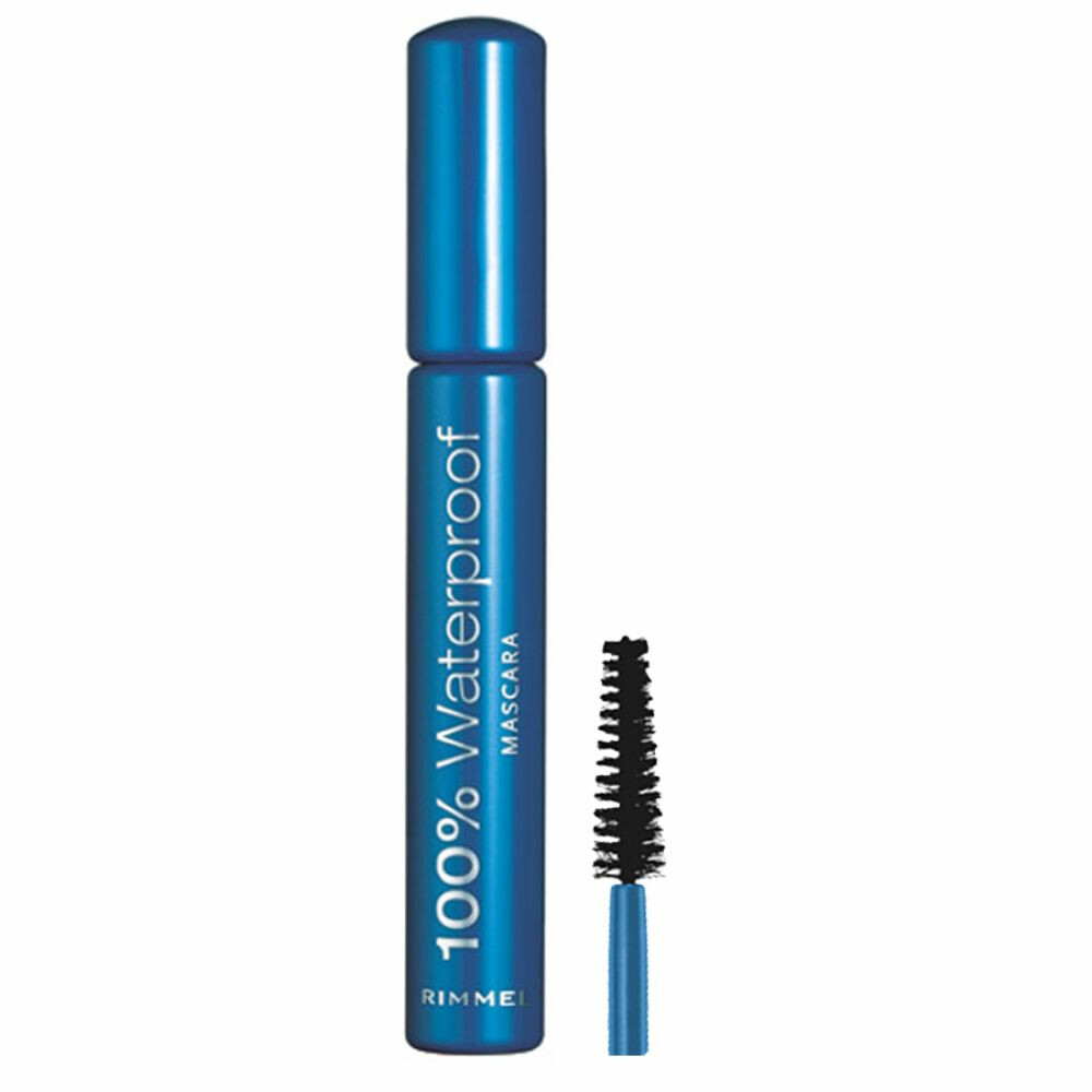Rimmel 100% Waterproof Mascara001 Black8 ml