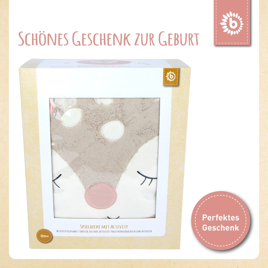 bieco Krabbeldecke Reh