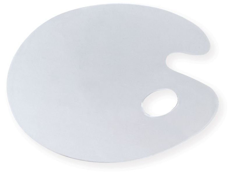 Acrylglaspalette mit Griffloch, transparent