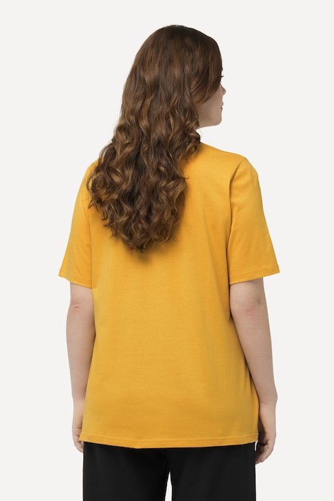 T-Shirts, 2er-Pack, V-Ausschnitt, Halbarm, Biobaumwolle