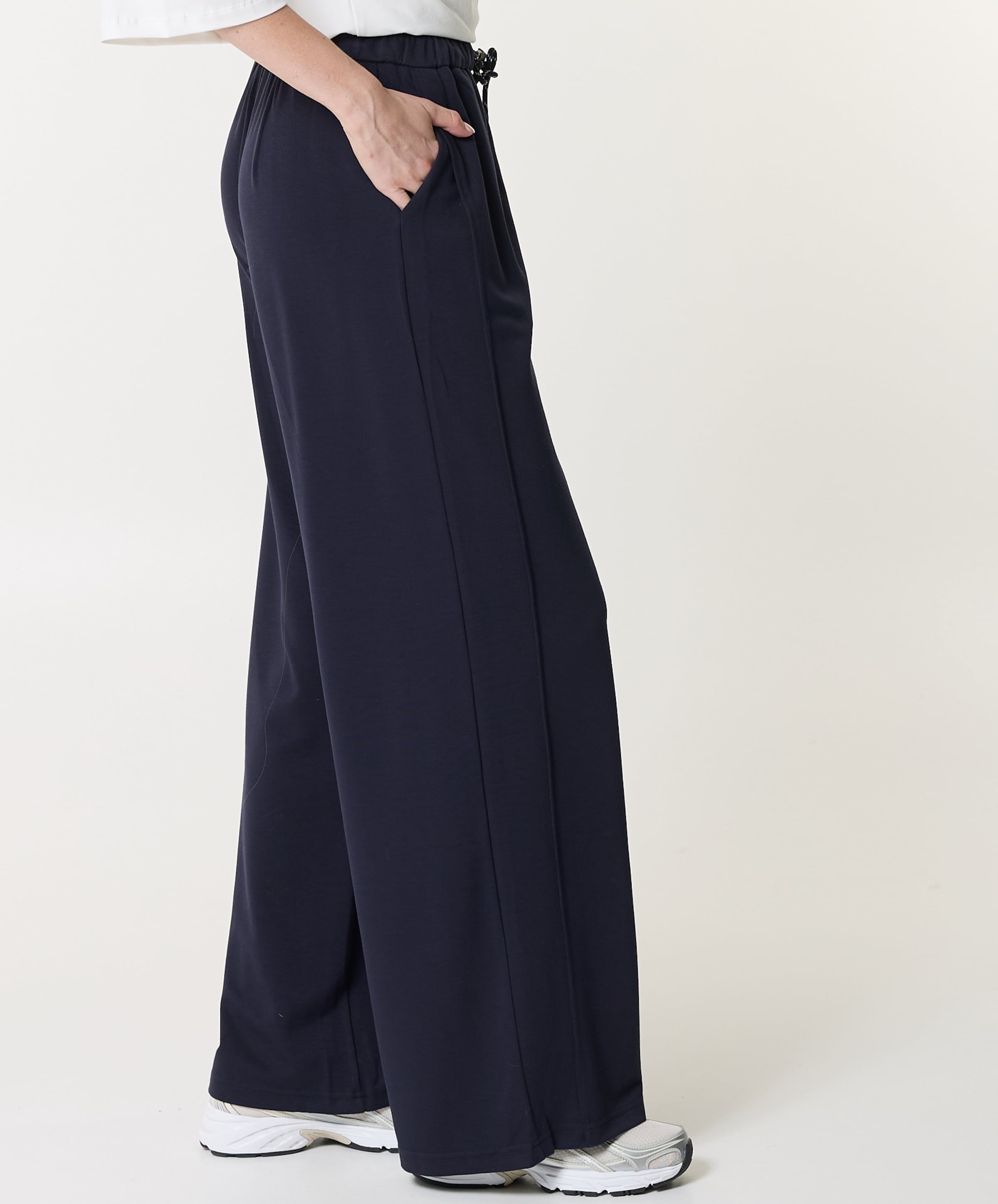 FRNCH 2-Wells pantalon dames broek blauw
