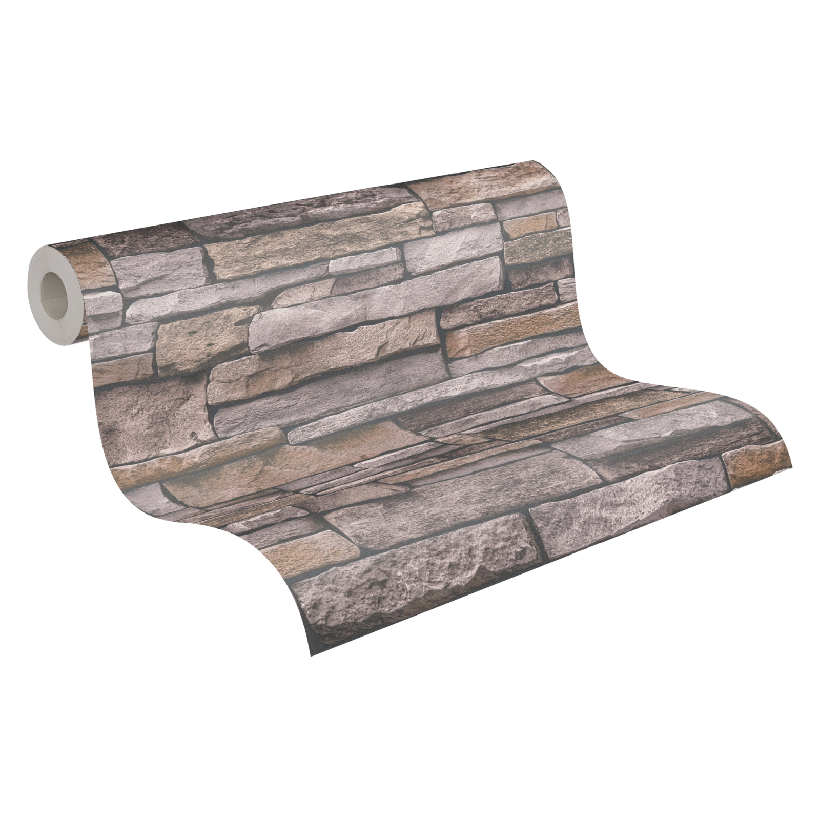 A.S. Creation Vliestapete BRICKS & STONES - beige-braun - Steinoptik - 10 Meter