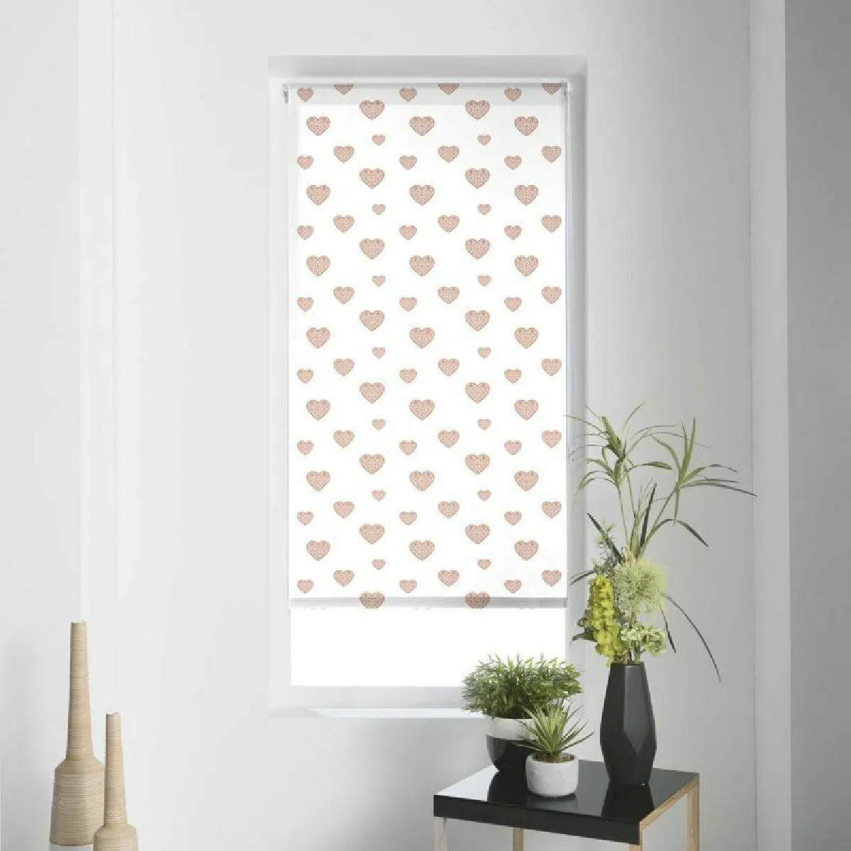 Paris Prix Store enrouleur tamisant - Or & Rose 120x180 cm