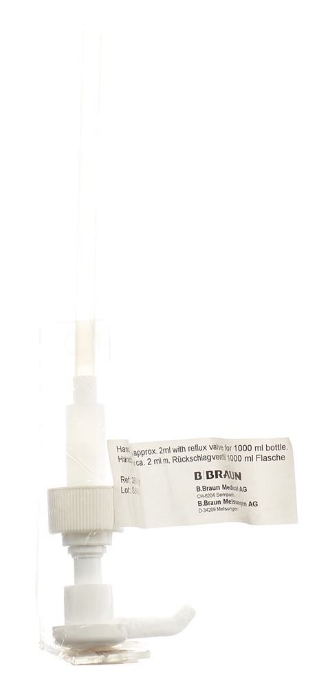 B. BRAUN Dosierpumpe 1000ml (2ml) mit Rückschlagventil 1 Stk