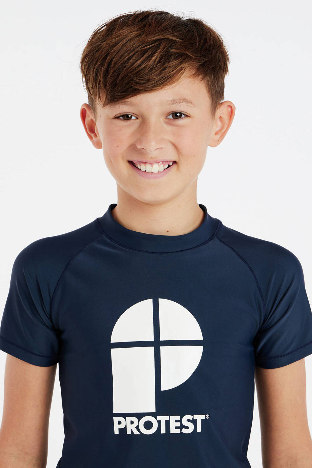 UV T-shirt PRTBERENT JR donkerblauw