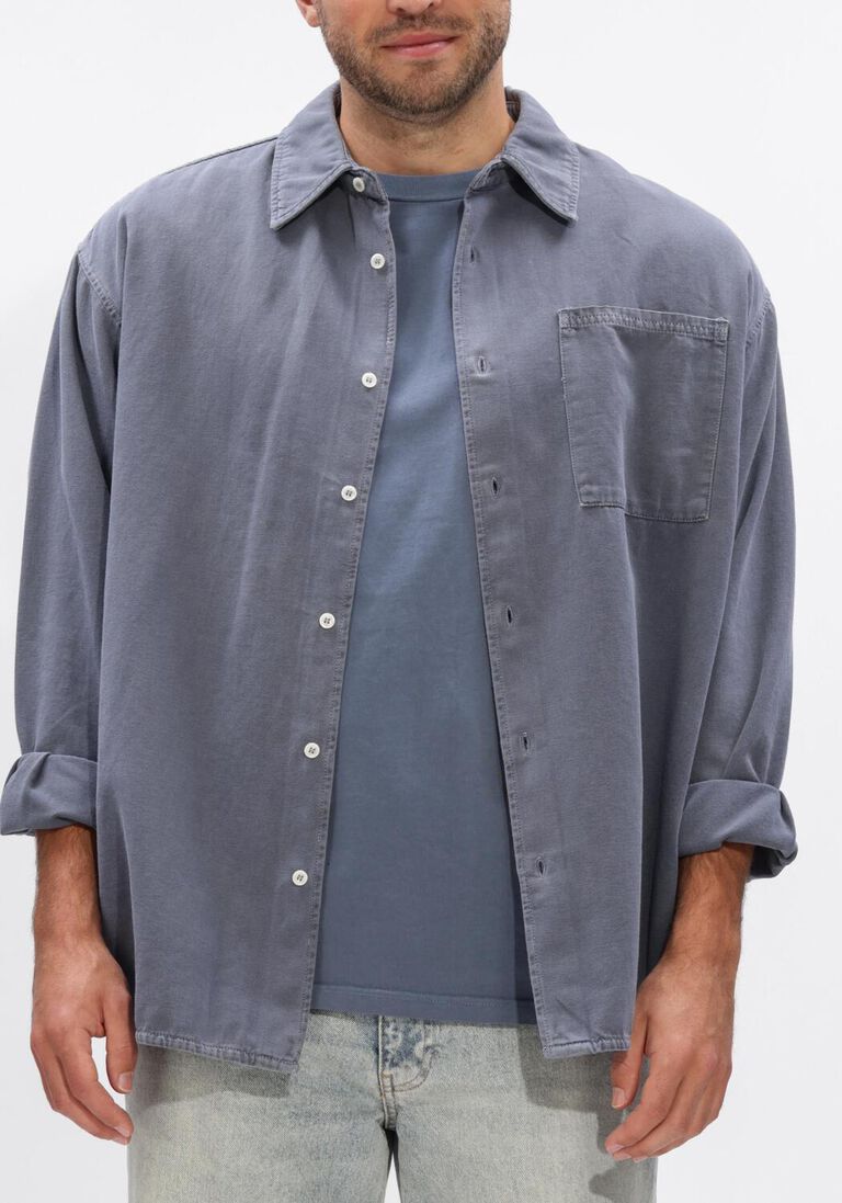 grijze american vintage overshirt lycaz overshirt