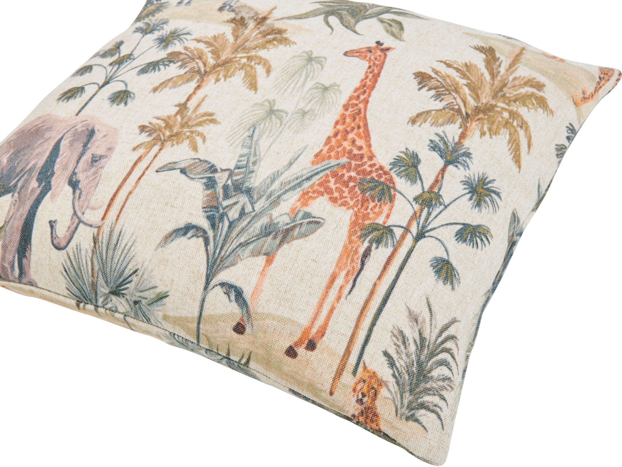 done.® Kissenhülle »Animals« Beidseitig bedruckte Kissenhülle aus Canvas-Stoff mit Leinenanteil