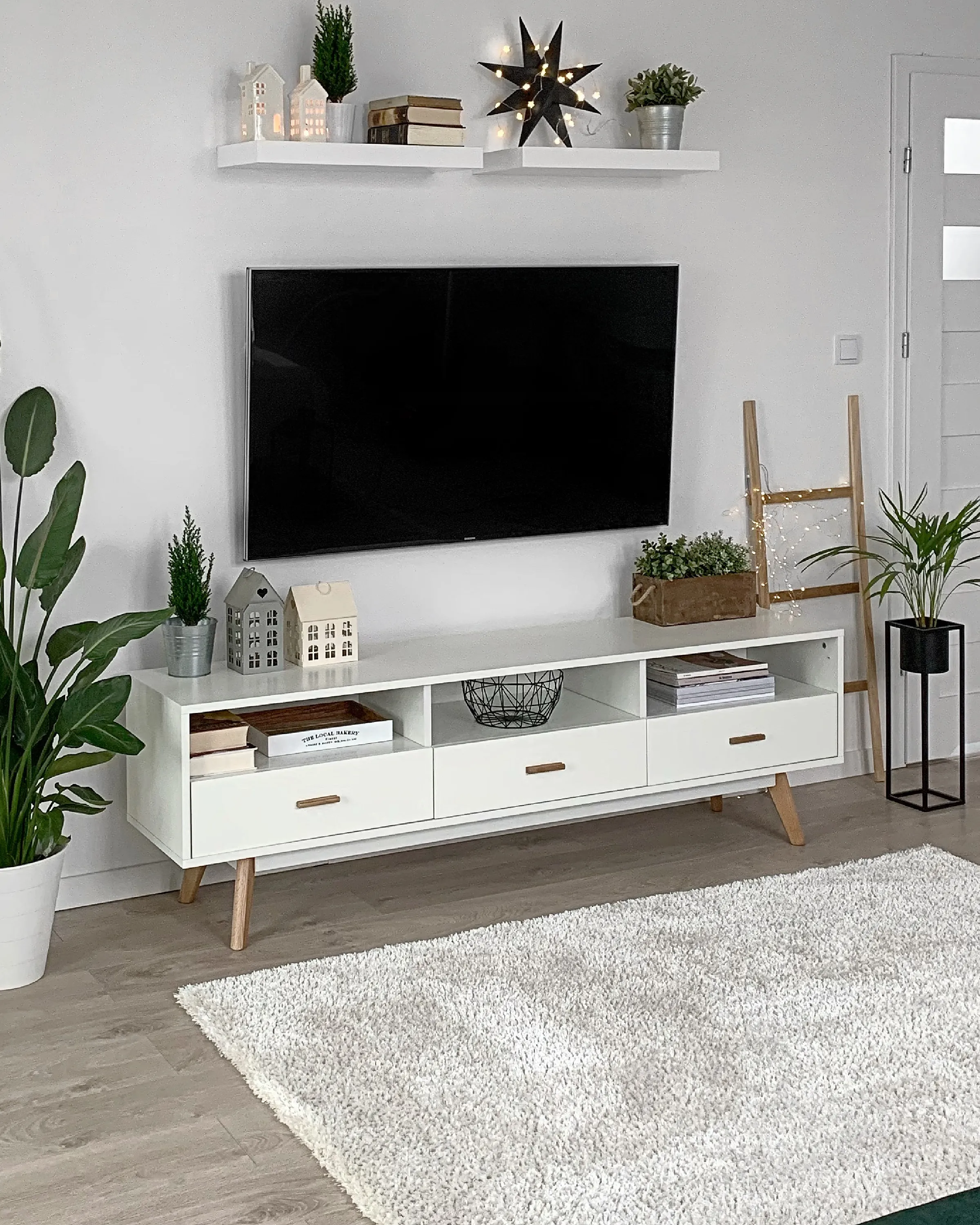 TV-meubel LIBERTY Wit