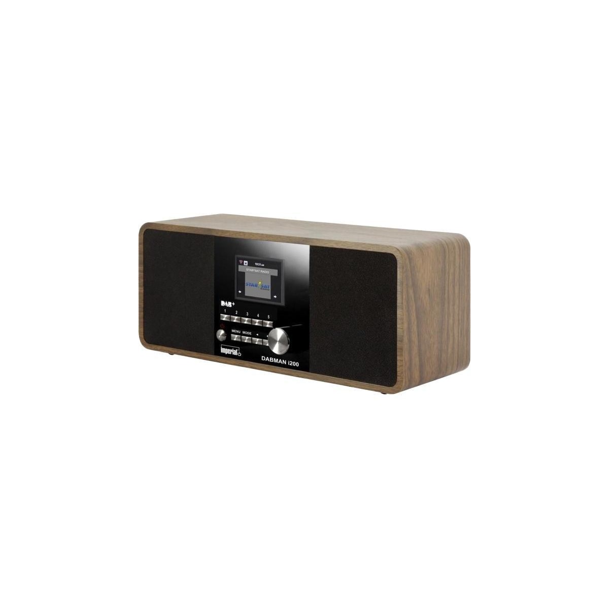 IMPERIAL DABMAN i200 hybrid radio, stereo, internet/DAB+/FM RDS, wood