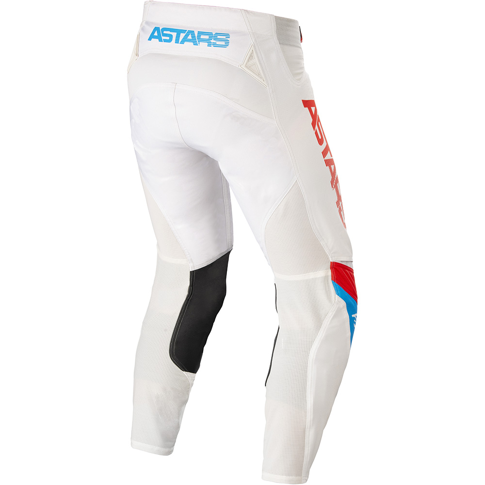 Alpinestars - Pantalon Techstar Quadro Blanc / Bleu / Rouge