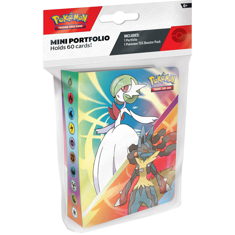 Pokémon TCG Mega Evolution Gardevoir & Lucario mini portfolio