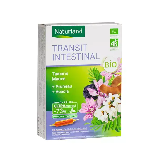 Naturland Trânsito Intestinal Orgânico 20 ampolas