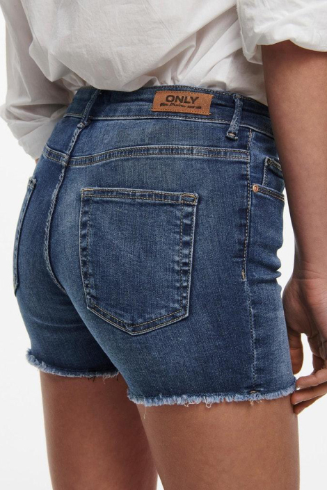 Only blauwe dames korte broek