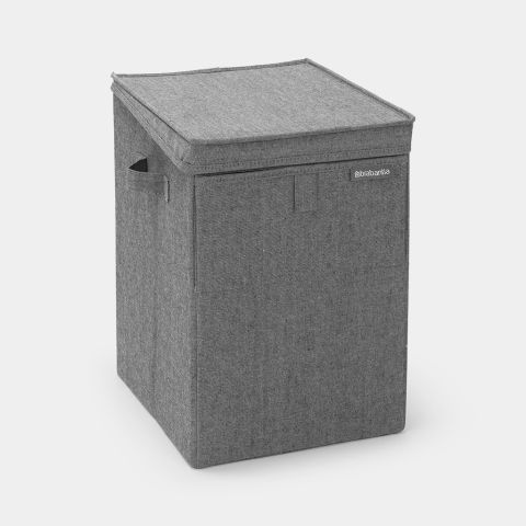 Wasbox stapelbaar, 35 liter - Pepper Black