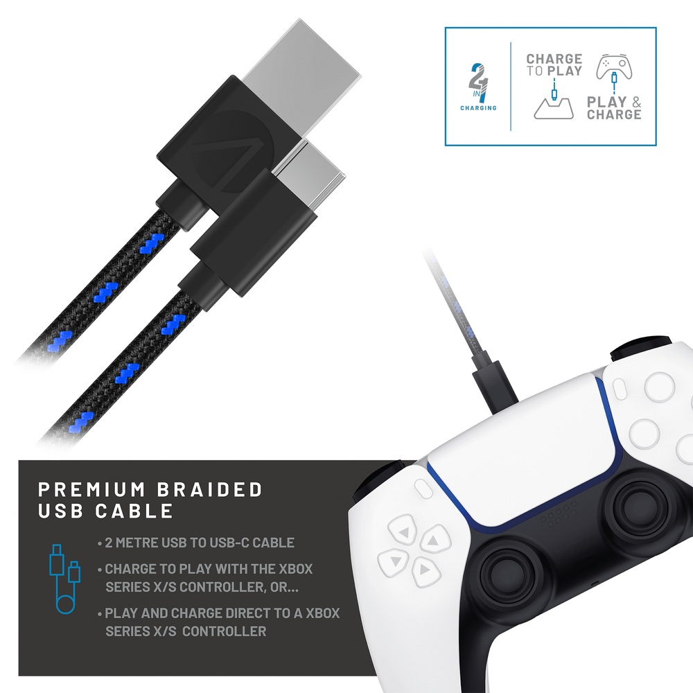 Unauffällige Ladestation, Gaming-Headset- und Controller-Ständer für PlayStation 5
