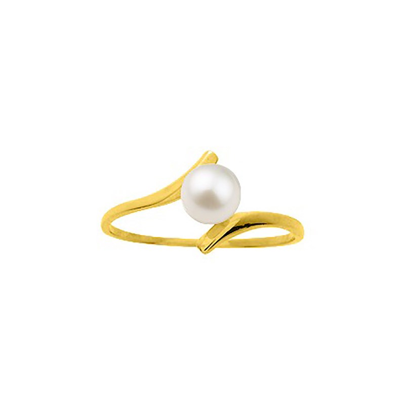 Bague Femme - perle - Or 18 Carats